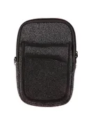 . Black Shimmer Tumbler Pouch