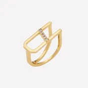 Ariella Chunky Initial Ring
