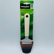 Long plane stainless steel cheese slicer with wood-fiber handle