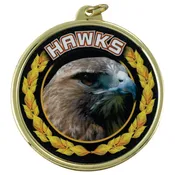 2 1/4" Hawks Medal