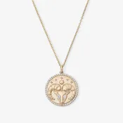 Aries Token Zodiac Necklace