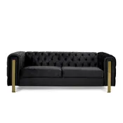 Addyston Modern Black Sofa