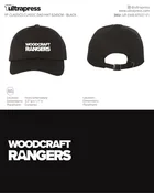 UP-EMB-87037 Woodcraft Rangers Block Logo Dad Hat 250 Min Qty (Bulk)