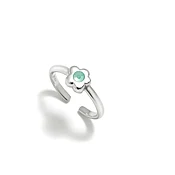 ANILLO MULTISIZE FLOR GAGA PLATA CZ AGUA