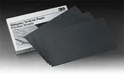 3M 02023 Sanding Sheet, 9 in x 5-1/2 in, 1500 Grit, Silicon Carbide, PK250