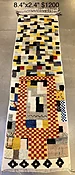 New Berber runner 8'2" x 2'4" {CM-23}