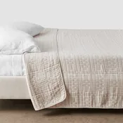 Alegria Organic Cotton Quilted Bed Blanket