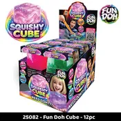Fun Doh Squish & Squeeze Cube Fidget Toy