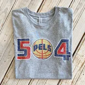 504 Pels Unisex Tee-tri grey