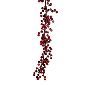 6ft Red Berry Red Garland