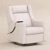 Babyletto Kiwi Deluxe Power Recliner & Swivel Glider with Heat and Massage