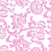 Damask Hot Pink  5 x 11 Cellophane bags