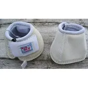 Bar F - Suede Hi Tech No Turn Bell Boots (Size Small - White)