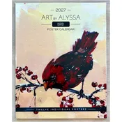 2027 Art by Alyssa Bird Poster Calendar