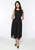 A-Line Polka Dot Dress