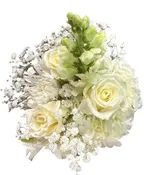 ASSORTED WHITE FLOWERS NOSEGAY