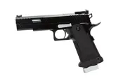 AIRSOFTGI CUSTOM HURRICANE 5.1 HI-CAPA GBB AIRSOFT PISTOL (SILVER)