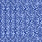 Circle of Butterflies - Damask Dark Lapis - Jackie Robinson - Animas Quilt Designs - Benartex Fabrics