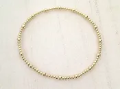 14kt Gold Filled Stretch Bracelet - Style 1 Medium