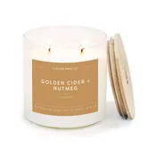 Golden Cider + Nutmeg 8.8oz Soy Candle