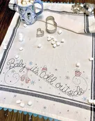 Baby, It's Cold Outside Dishtowel Embroidery Kit
