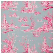 French Toile Cocktail Napkins
