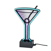 Infinity Neon Martini Glass Lamp