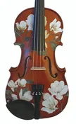 Magnolia Heaven Violin Natural Outfit | Pearl Fine Tuners & Brazilwood Bow