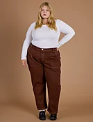Railroad Denim Work Pants - Burnt Terracotta Overdye