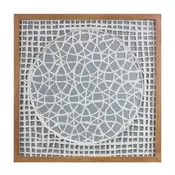 Wall Art (Set of 2) 19.5”SQ Wood/Paper