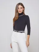 Aja 3/4 Sleeve Turtleneck