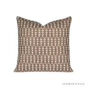 Bijou Sprig - Tobacco Pillow Cover