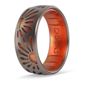 Enso Nature Etched Rings