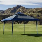 13x13 Blue/Gray Vented Polyester Replacement Top - POPUP-SHADE