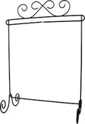 Ackfeld 12″ x14″ Scroll Single Stand