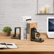 2-Piece Musical Note Decorative Resin Bookends