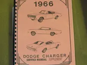 1966 Dodge Charger Service Manual Supplement