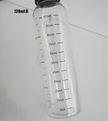 10pcs PET Plastic Refillable Water Bottles 110ML&230ML Transparent Graduated Measurement Childproof Cap Liquid Storage Container
