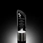 Aluminum Base Divine Glass Award
