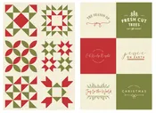 Red Barn Christmas Canvas Panel — Red Barn Quilting