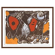 400214855968 - Guix i lluna' print by Josep Guinovart Bertán
