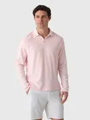 04651 / A Trip In A Bag Men's Terry Johnny Long Sleeve Polo