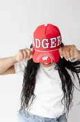 Red Badgers Baseball Hat