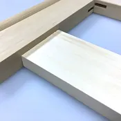 Legacy Crossbars - 3" x 3/4" Prime Basswood Bar