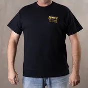 Army Veteran Star Black Tee