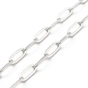 10mm Link Paperclip Chain - 17"