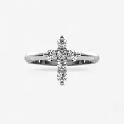 Diamond Cross Ring