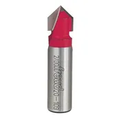 90 Degree V-Groove Router Bit - 1/2" SH