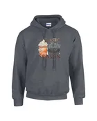 Basic Witch Season – Spooky Fall Coffee Art Unisex Heavy Blend Crewneck Sweatshirt