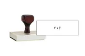 1" x 3" Wooden Stamp